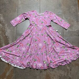 Pure Bambinos Christmas Twirl Dress. Size 8